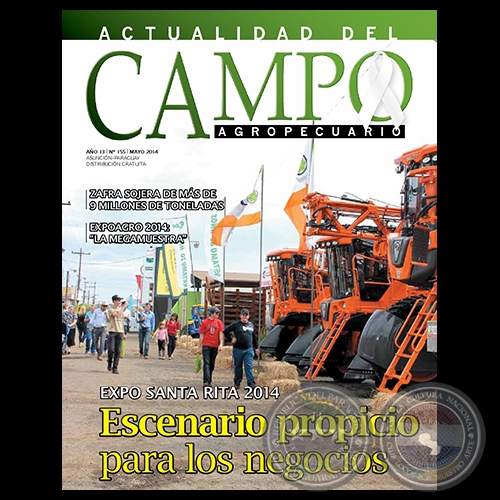 CAMPO AGROPECUARIO - AO 13 - NMERO 155 - MAYO 2014 - REVISTA DIGITAL