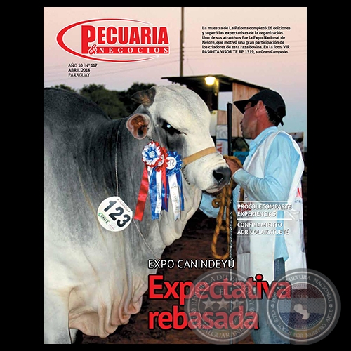 PECUARIA & NEGOCIOS - AO 10 - N 117 - REVISTA ABRIL 2014 - PARAGUAY