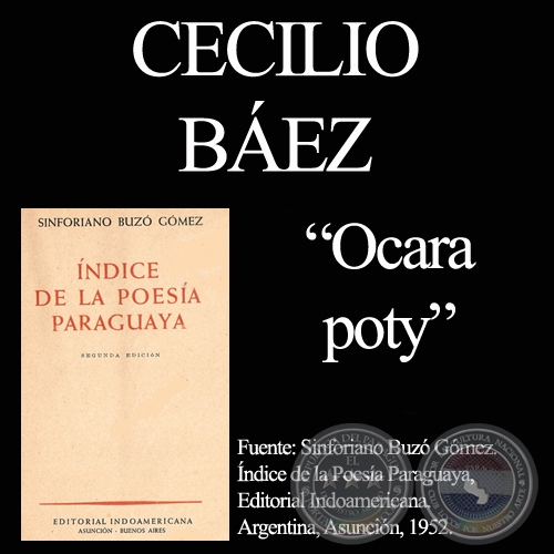OCARA POTY - Poesa de CECILIO BEZ