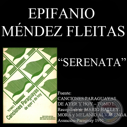 SERENATA - Guarania de EPIFANIO MÉNDEZ FLEITAS