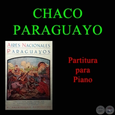 CHACO PARAGUAYO - Partitura para Piano
