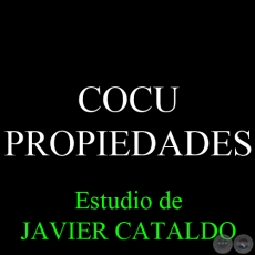 COCU - PROPIEDADES - Estudio de JAVIER CATALDO