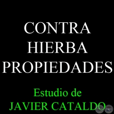 CONTRA HIERBA - PROPIEDADES - Estudio de JAVIER CATALDO