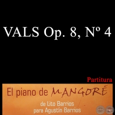 VALS Op. 8, N 4 - PARTITURA PARA PIANO