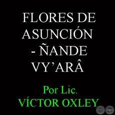FLORES DE ASUNCIN - ANDE VYʼAR - Por VCTOR MANUEL OXLEY INSFRN