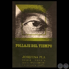 FOLLAJE DEL TIEMPO - Poesías de JOSEFINA PLÁ - Año 1981