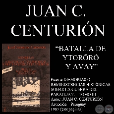 BATALLA DE YTORR Y AVAY (Autor: JUAN CRISSTOMO CENTURIN)