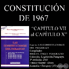 CONSTITUCIN DE 1967 - 2 PARTE (Compilador: MIGUEL NGEL PANGRAZIO CIANCIO)