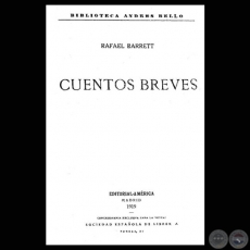 CUENTOS BREVES - Obras de RAFAEL BARRETT - Ao 1919