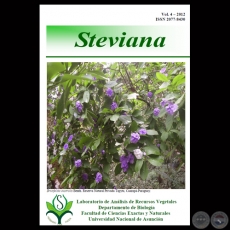 REVISTA STEVIANA - VOLUMEN 4 – AÑO 2012 - Publicación del Herbario FACEN