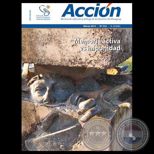 ACCIN N 322 - Revista de reflexin y dilogo de los Jesuitas del Paraguay