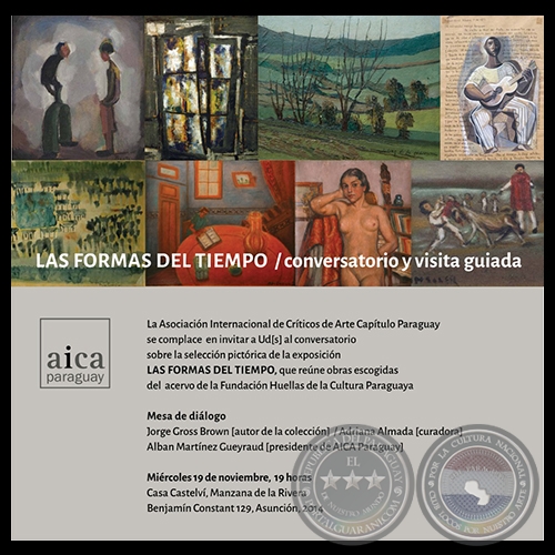 CONVERSATORIO LAS FORMAS DEL TIEMPO, 2014 - Curadora ADRIANA ALMADA