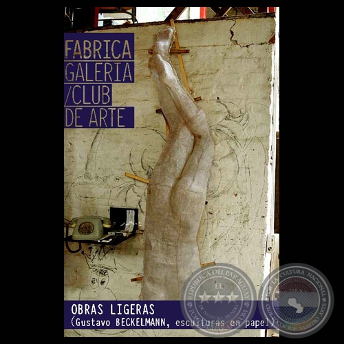 OBRAS LIGERAS, 2012 - Esculturas en papel de GUSTAVO BECKELMANN
