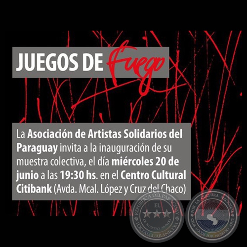 JUEGOS DE FUEGO, CITIBANK 2012 - ASOCIACIN DE ARTISTAS SOLIDARIOS DEL PARAGUAY
