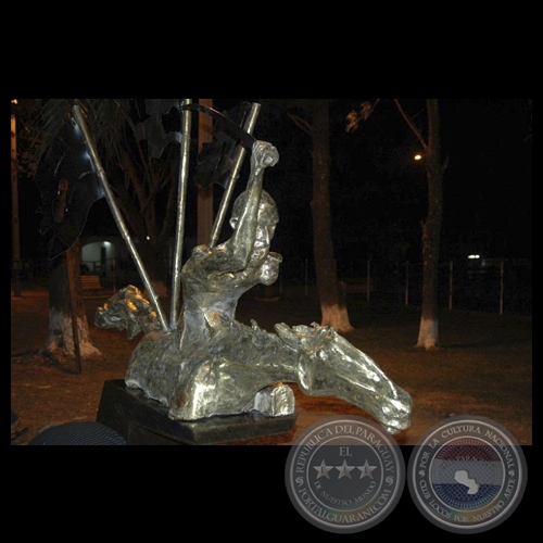 MAYOR EDUARDO VERA, 2012 - Escultura pblica de GUSTAVO BECKELMANN