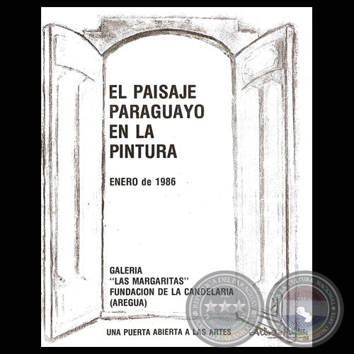 EL PAISAJE PARAGUAYO EN LA PINTURA, 1986 - Tapa y supervisión de ALBERTO MILTOS