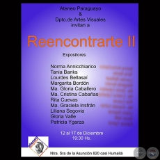 REENCONTRARTE II, 2014 - Muestra colectiva de NORMA ANNICCHIARICO
