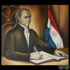 DOCTOR JOSÉ GASPAR RODRÍGUEZ DE FRANCIA - Obra de ARIUS ROMERO