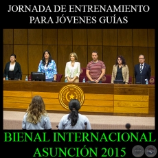 ENTRENAMIENTO PARA JVENES GUAS - BIENAL DE ASUNCIN 2015