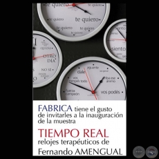 TIEMPO REAL - RELOJES TERAPÉUTICOS, 2010 - Obra de FERNANDO AMENGUAL