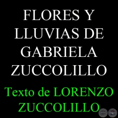 FRAGMENTOS ALEATORIOS: FLORES Y LLUVIAS DE GABRIELA ZUCCOLILLO - Ensayo de LORENZO ZUCCOLILLO 