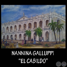 EL CABILDO, 2009 - Óleo de NANNINA GALLUPPI
