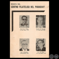 N° 27/28 - REVISTA DEL CENTRO FILATÉLICO DEL PARAGUAY - AÑO XVIII – 1977 - Presidente: Prof. Dr. HÉCTOR BLAS RUIZ