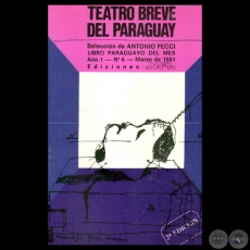 TEATRO BREVE DEL PARAGUAY, 1981 (ANTONIO PECCI) - Ilustraciones de CARLOS COLOMBINO