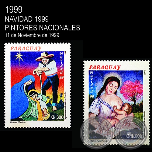 NAVIDAD 1999 - PINTORES NACIONALES