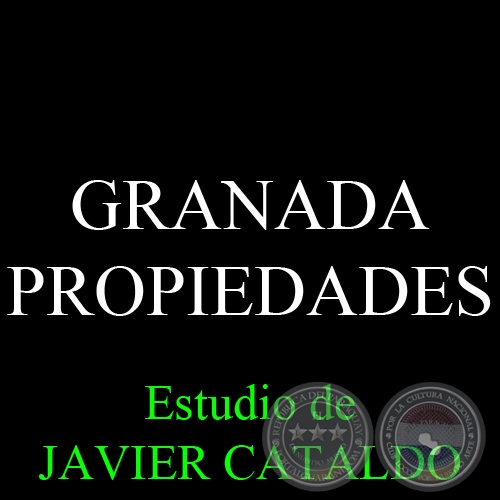 GRANADA - PROPIEDADES - Estudio de JAVIER CATALDO