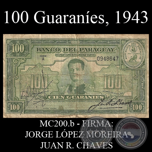CIEN GUARANES - MC200.b - FIRMA: JORGE LPEZ MOREIRA - JUAN R. CHAVES