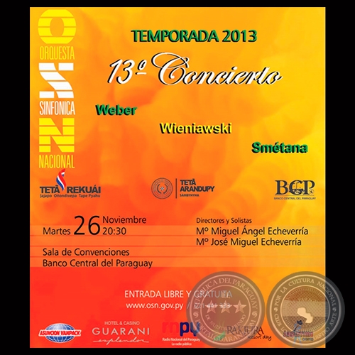 13 CONCIERTO DE TEMPORADA 2013