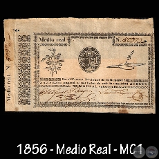 1856 - MEDIO REAL - MC001 - FIRMAS: MIGUEL BERGES  VICENTE GONZLEZ