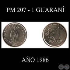 PM 207 - 1 GUARANÍ – AÑO 1986