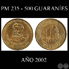 PM 235 - 500 GUARANÍES – AÑO 2002