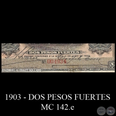 DOS PESOS FUERTES - MC142.e - FIRMAS: ISIDORO LVAREZ - TEOFILO SOSA