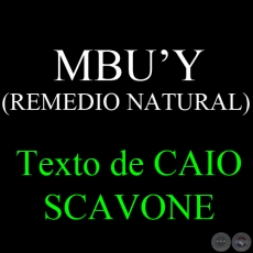 MBUY (REMEDIO NATURAL) - Texto de CAIO SCAVONE