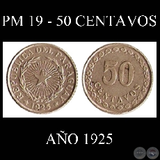 PM 19 - 50 CENTAVOS - AO 1925