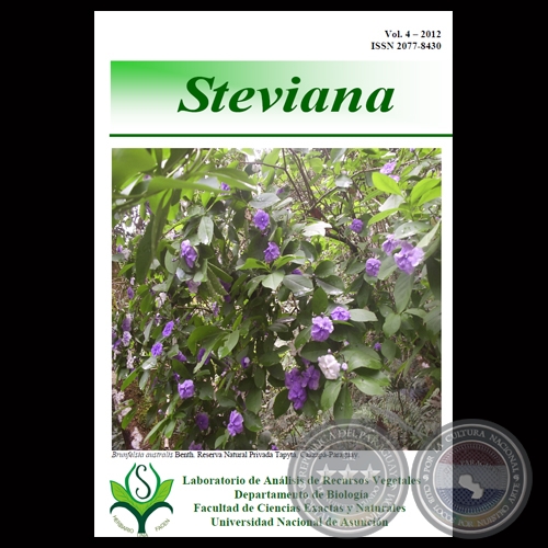 REVISTA STEVIANA - VOLUMEN 4  AO 2012 - Publicacin del Herbario FACEN