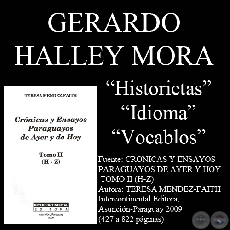 HISTORIETAS, IDIOMA y VOCABLOS (Notas de Gerardo Halley Mora)