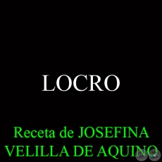 LOCRO - Receta de JOSEFINA VELILLA DE AQUINO