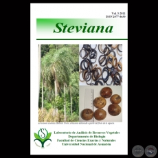REVISTA STEVIANA - VOLUMEN 3 – AÑO 2010 - Publicación del Herbario FACEN