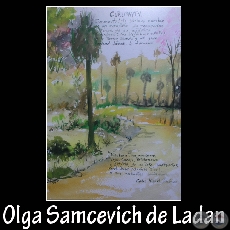 POEMAS ILUSTRADOS (De la serie) - Pintura de Olga Samcevich de Ladan - Ao 2007
