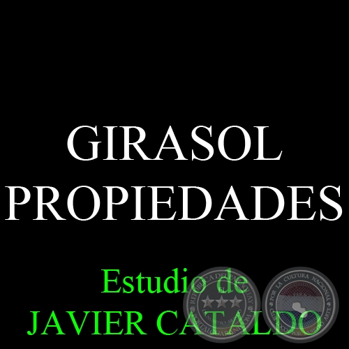 GIRASOL - PROPIEDADES - Estudio de JAVIER CATALDO