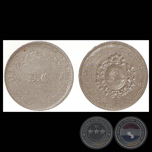 MO 2  4 CENTSIMOS  1870 (Moneda resellada: PM 6  4 CENTSIMOS  1870)