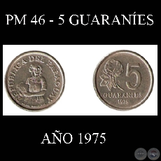 PM 46 - 5 GUARANES  AO 1975