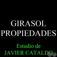 GIRASOL - PROPIEDADES - Estudio de JAVIER CATALDO